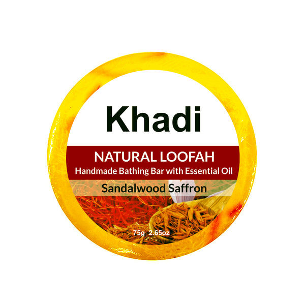 Sandalwood Saffron Loofah Soap - 75G